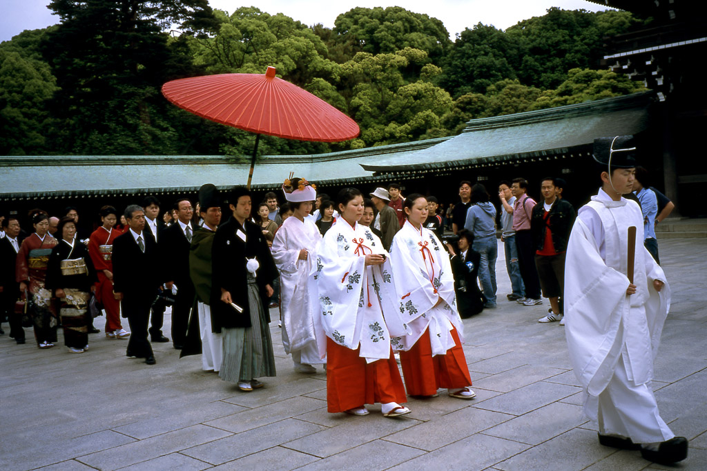 Japonsko - svatba v Tokiu